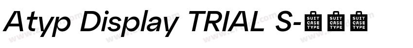 Atyp Display TRIAL S字体转换